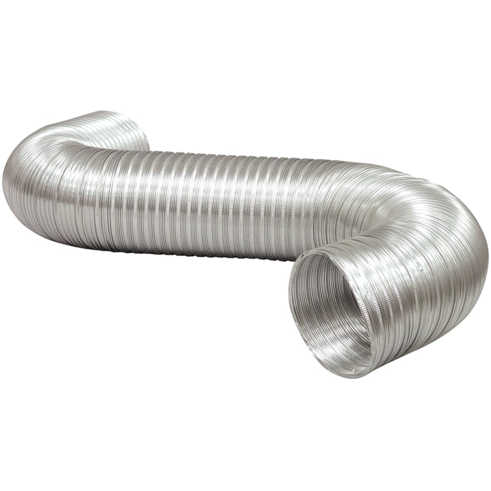 Deflecto Dryer Vent Hose, 96in, Aluminum