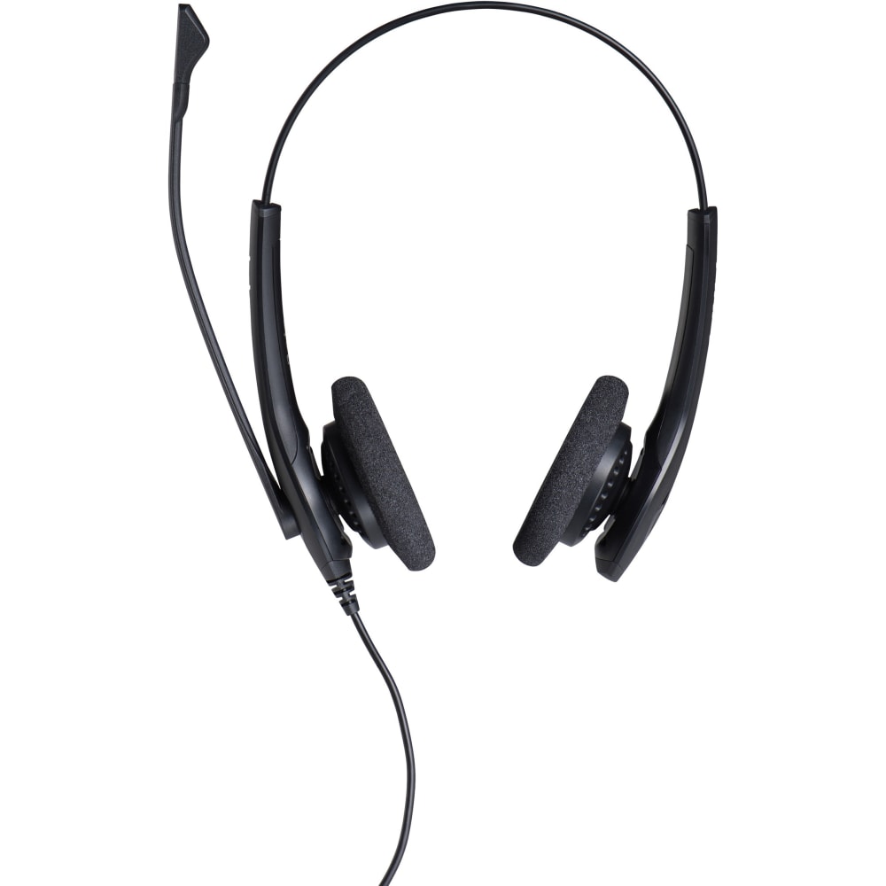 Jabra BIZ 1500 Headset - Quick Disconnect - Wired - Over-the-head - Binaural - Supra-aural - Noise Cancelling MicrophoneTAA Compliant