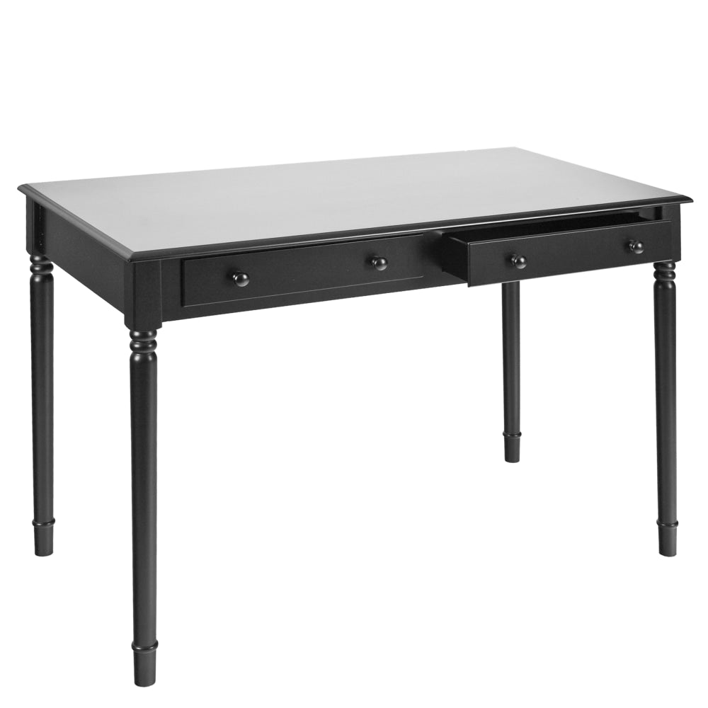 SEI Furniture 43inW Writing Desk, Black