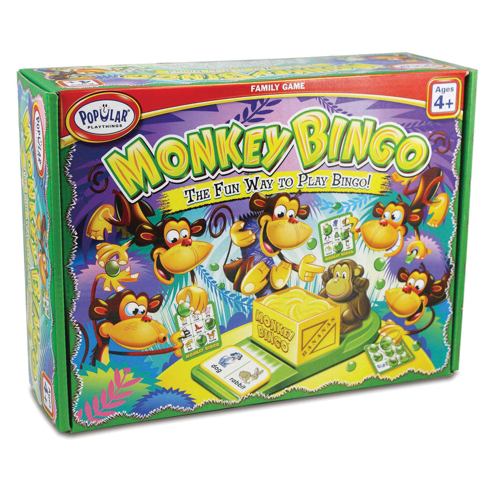 Popular Playthings Monkey Bingo Game, Grades Pre-K-1