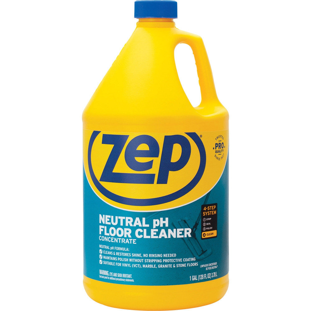 Zep Concentrated Neutral Floor Cleaner, 128 Oz Bottle