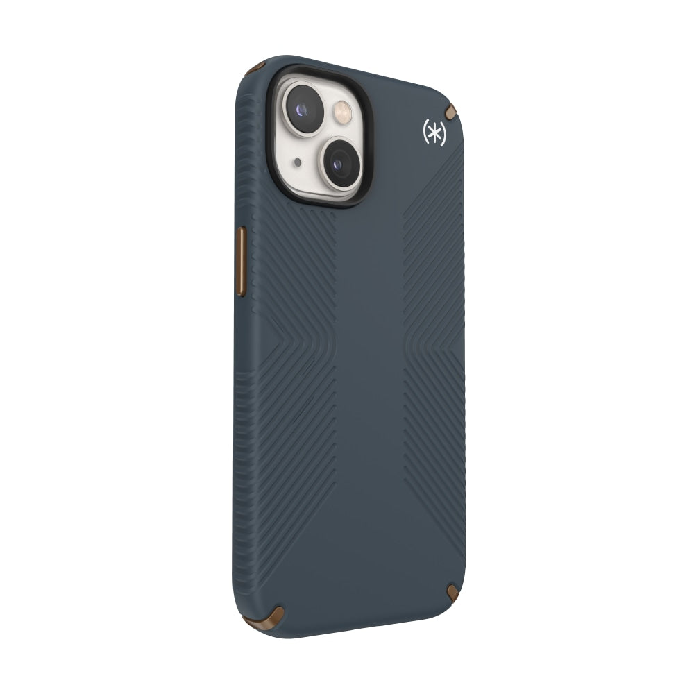 Speck Presidio2 Grip MagSafe iPhone 14 Case, Charcoal, 150059-3068