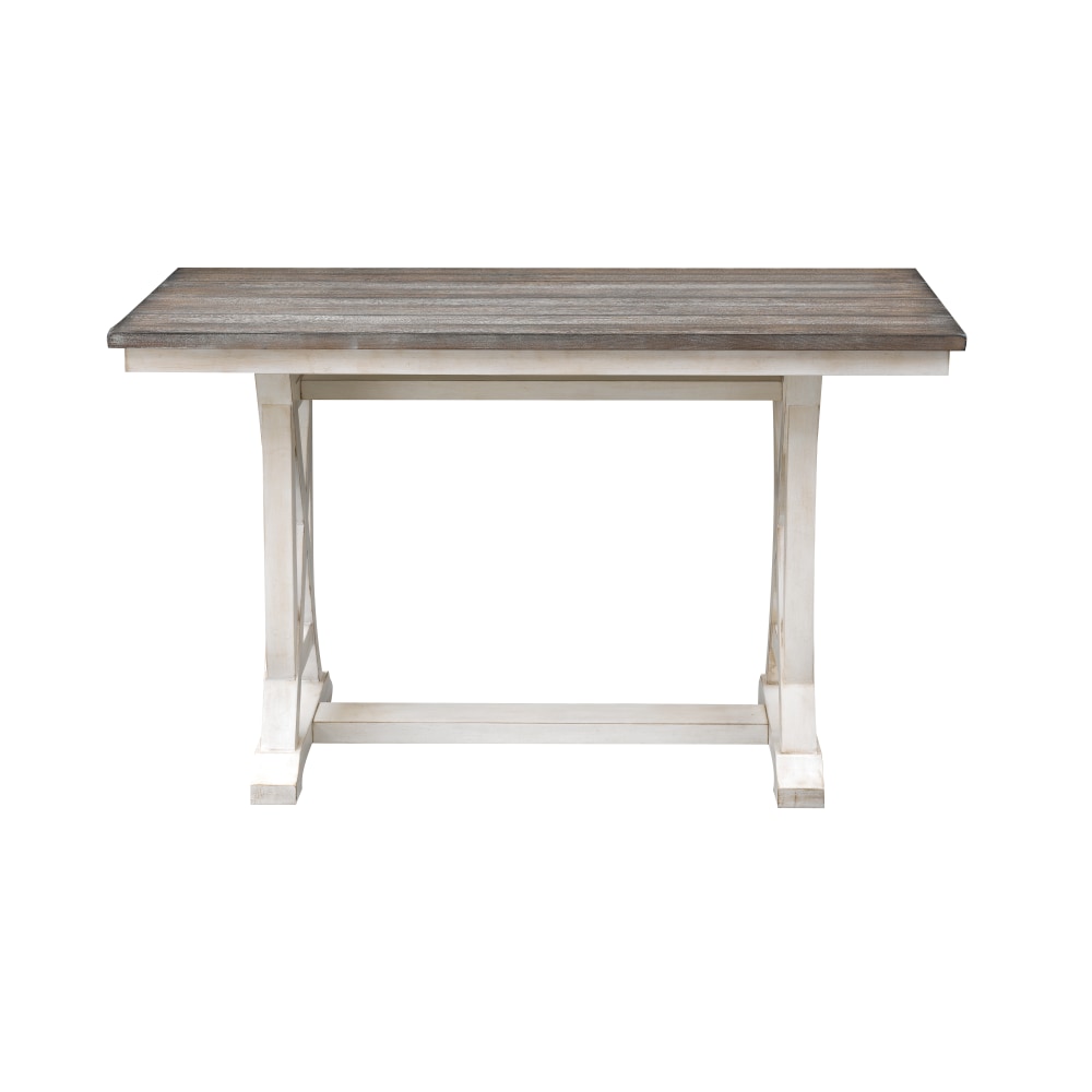 Coast to Coast Landings Counter-Height Dining Table, 36inH x 60inW x 30inD, Bar Harbor Cream