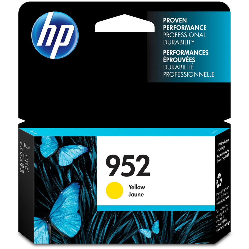 HP 952 Yellow Ink Cartridge, L0S55AN