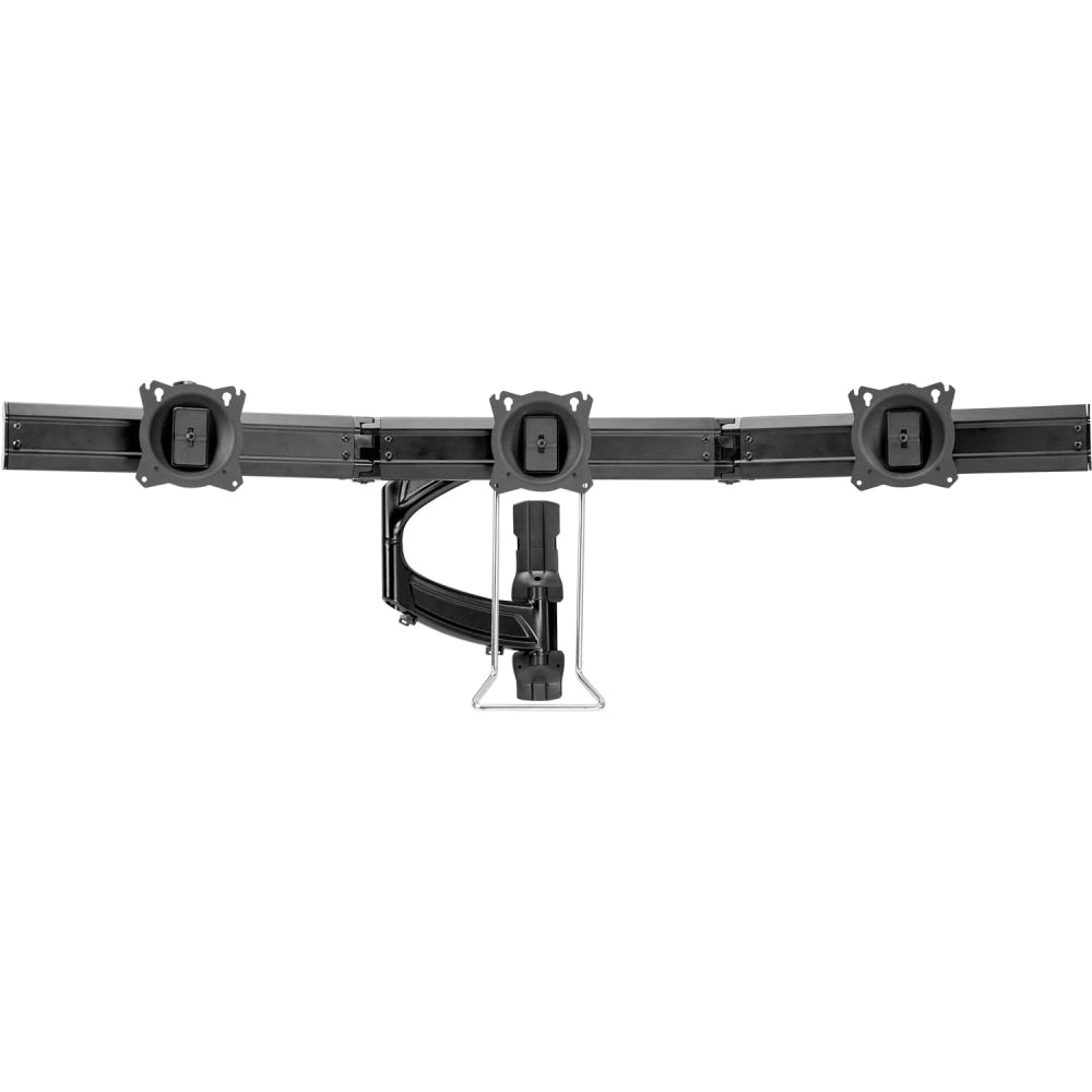 Chief KONTOUR K4W310B Wall Mount for Monitor - Black - TAA Compliant - 3 Display(s) Supported - 24in Screen Support - 45 lb Load Capacity - 75 x 75, 100 x 100