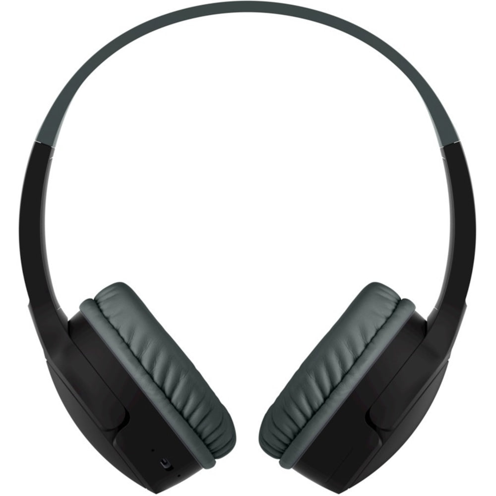 Belkin SoundForm Mini - Headphones with mic - on-ear - Bluetooth - wireless - 3.5 mm jack - black