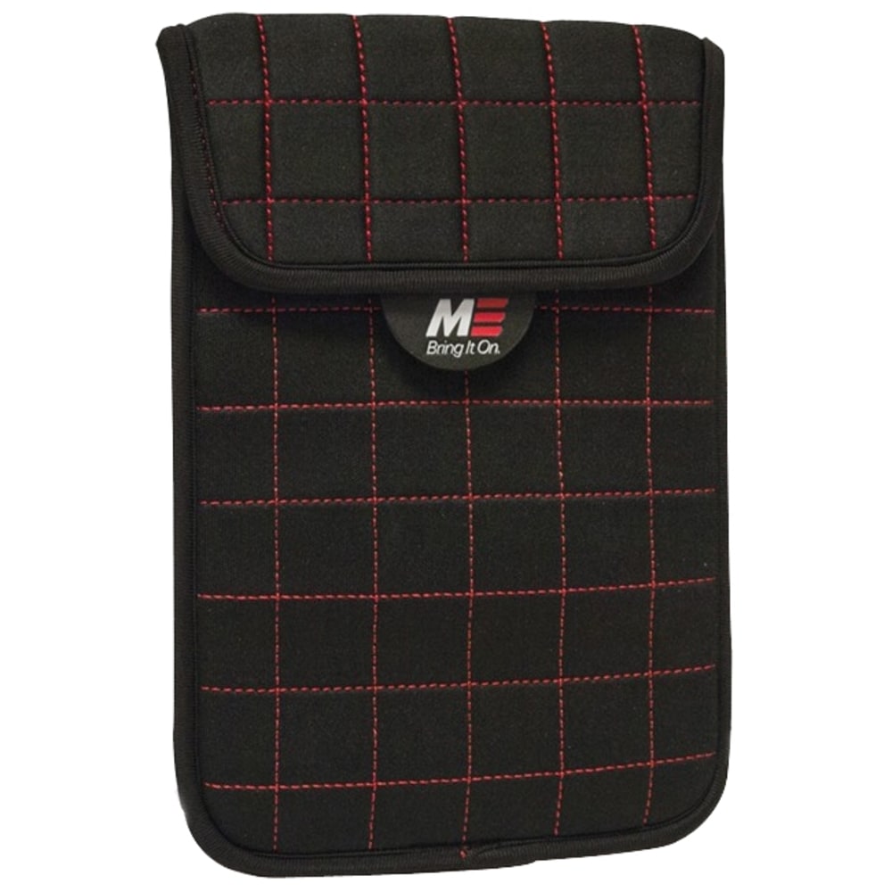 Mobile Edge NeoGrid iPad Mini or any 7in Tablet Sleeve - Protective sleeve for tablet - neoprene - black with red stitching - 7in