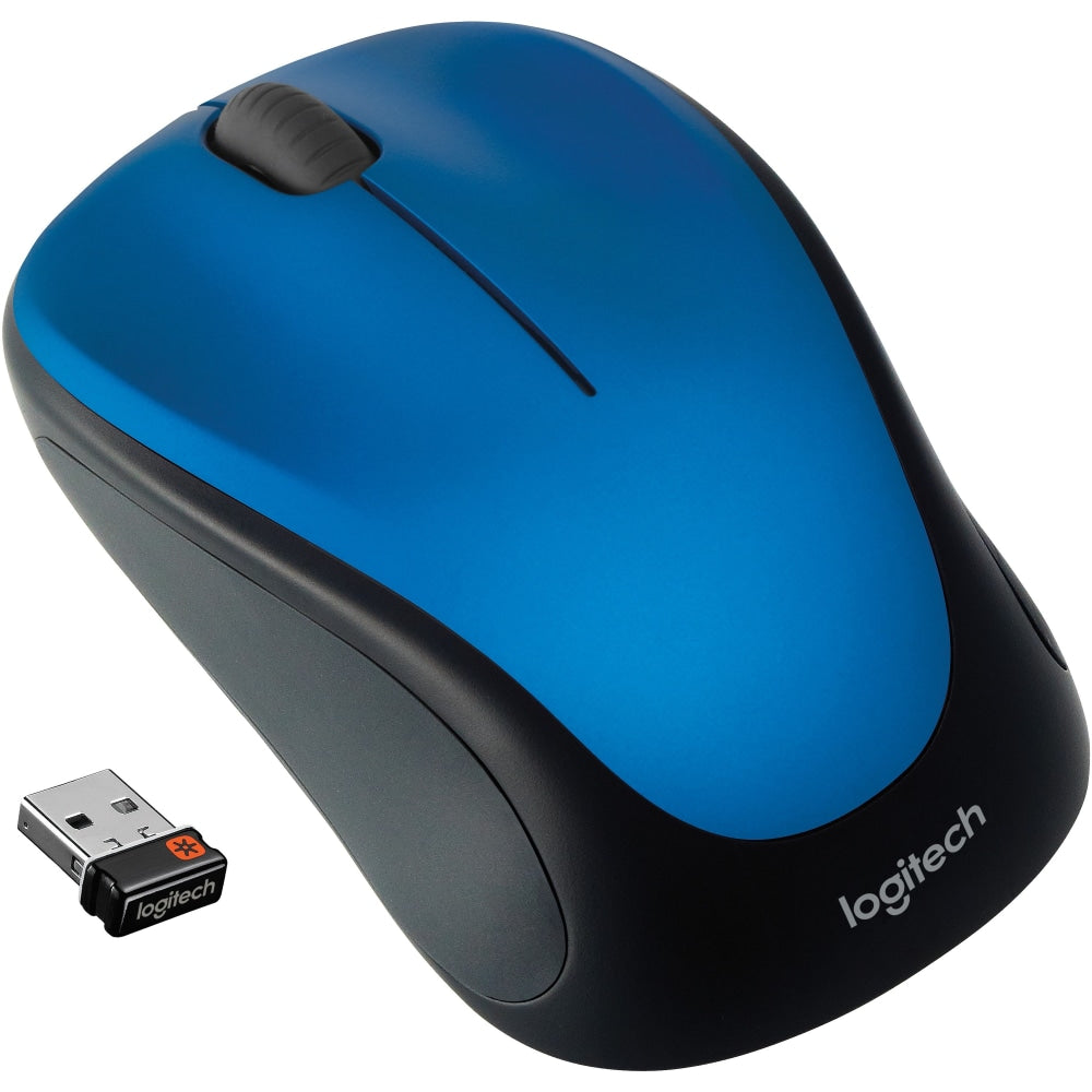 Logitech M317 Wireless Mouse, Steel Blue