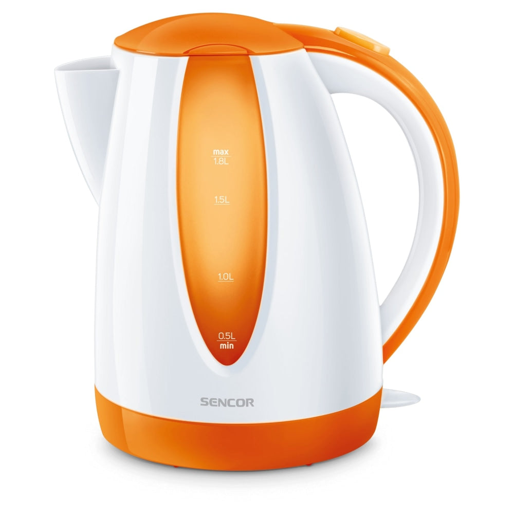 Sencor SWK1810WH Simple Electric Kettle, 1.8 Liter, Orange