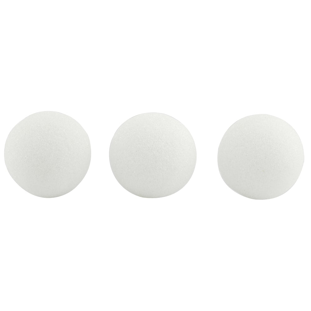 Hygloss Craft Foam Balls, 2 Inch, White, Pack Of 100