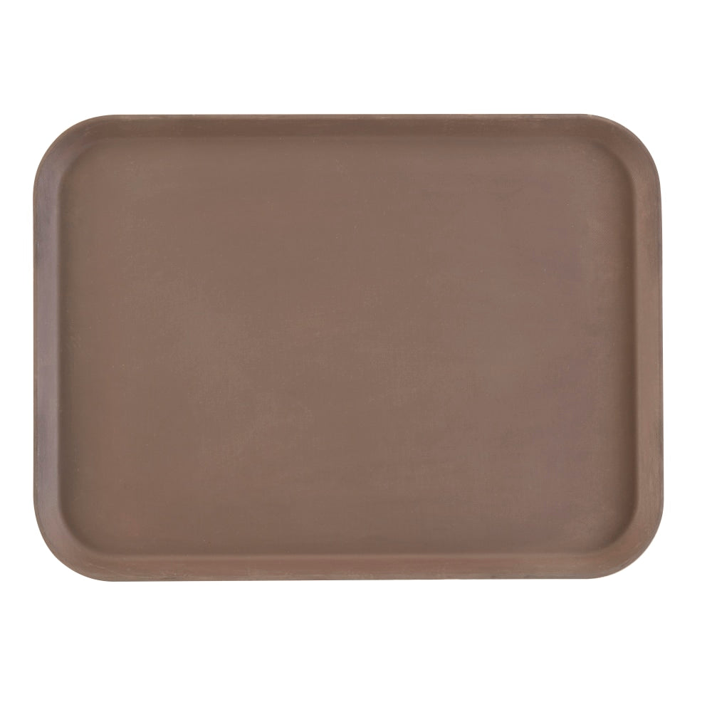 Cambro Rectangular Camtread Trays, 15in x 20in, Tavern Tan, Set Of 12 Trays