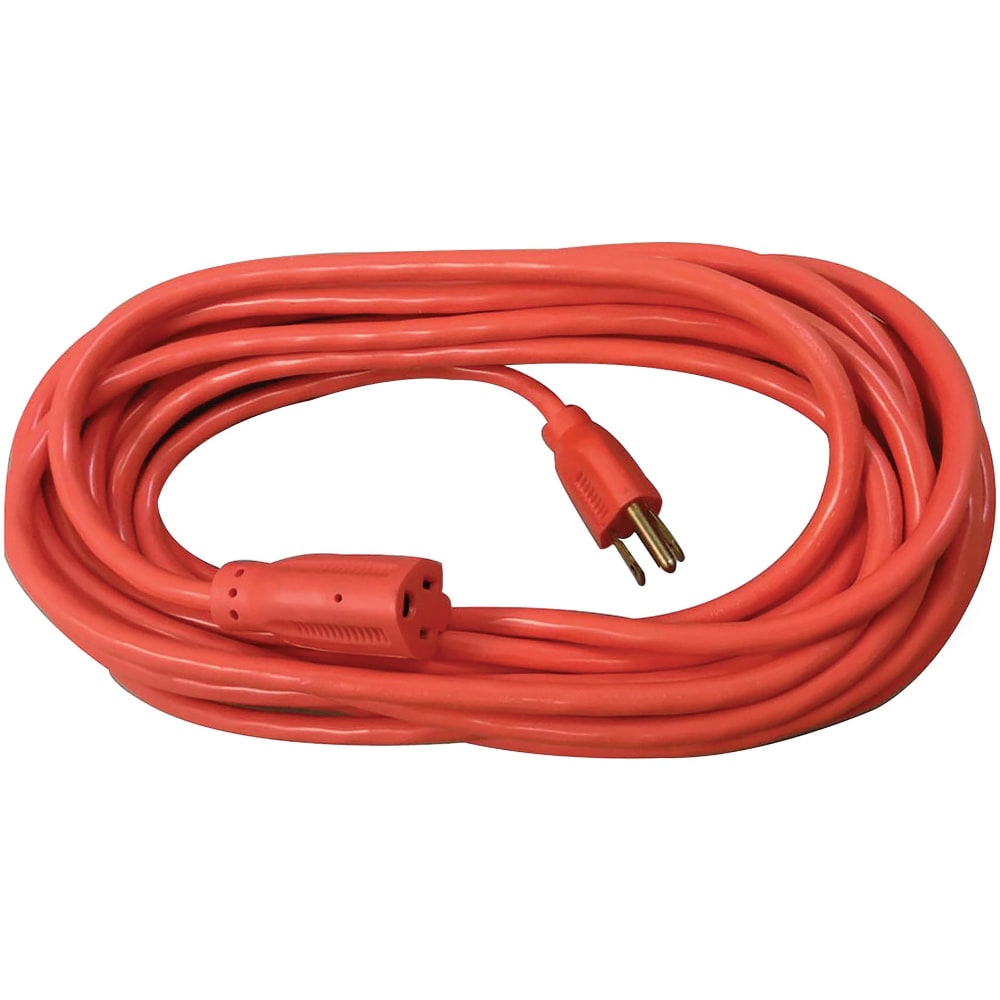 Compucessory Heavy-duty Indoor/Outdoor Extsn Cord - 16 Gauge - 125 V AC / 13 A - Orange - 25 ft Cord Length - 1