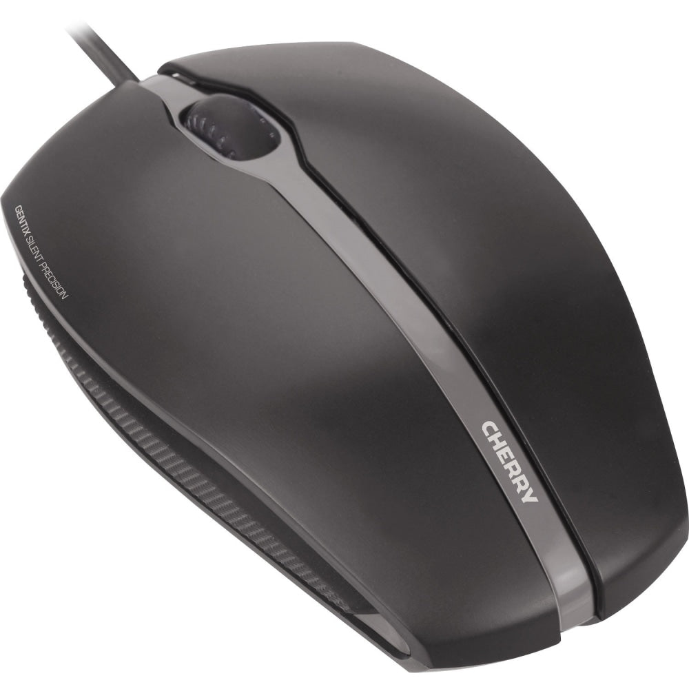 CHERRY GENTIX SILENT - Mouse - optical - 3 buttons - wired - USB - black