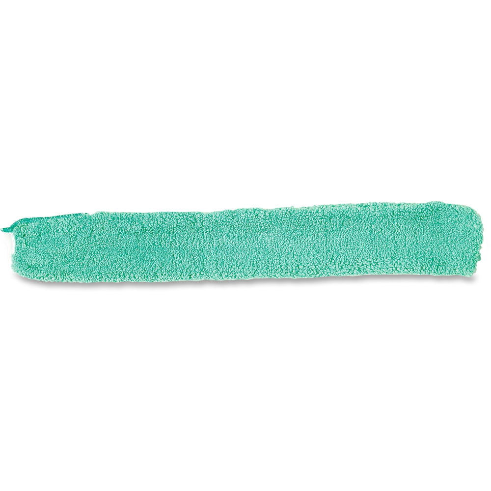 Rubbermaid Commercial Wand Duster Replacement - Green - MicroFiber - 0.8in Height x 3.2in Width x 22.7in Length - 1 Each