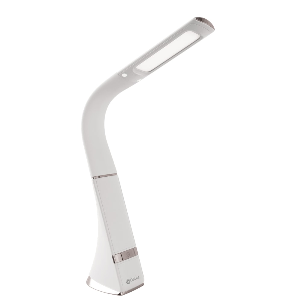 OttLite Recharge LED Desk Lamp, 18-3/4inH, White