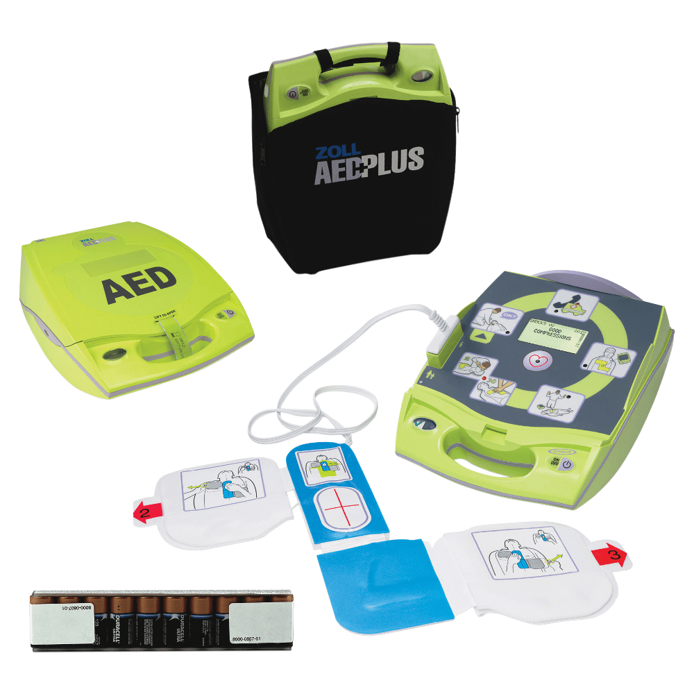 ZOLL AED Plus Defibrillator, Lime Green