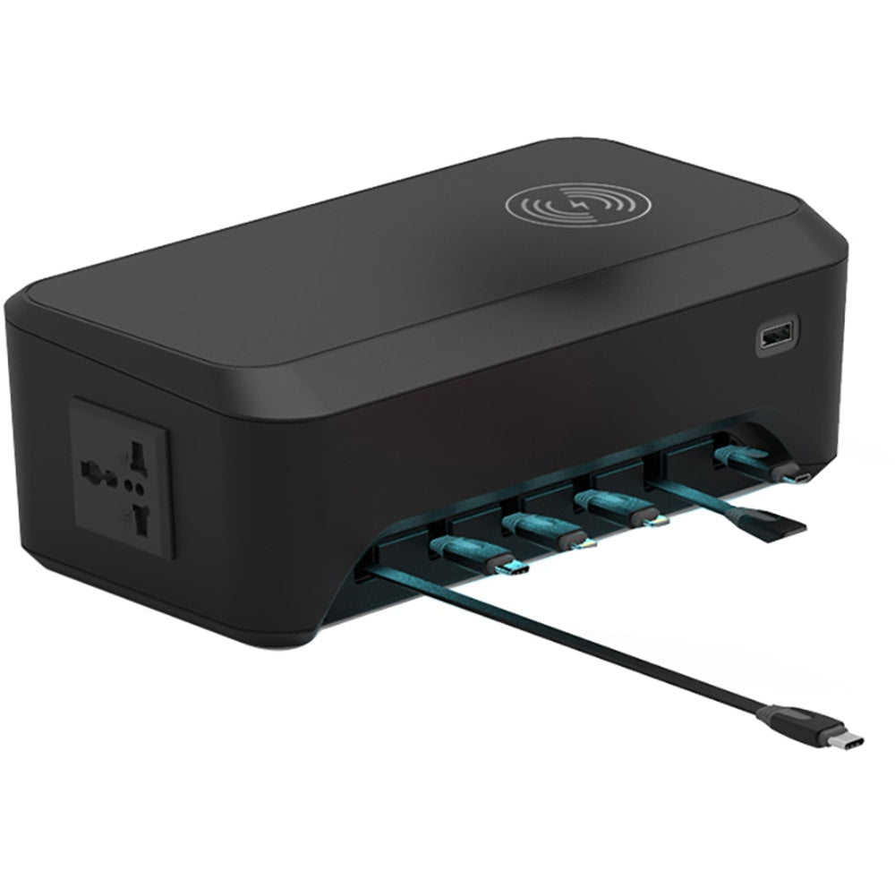 ChargeTech CS9 Desktop Charging Station, Black, CT-300016