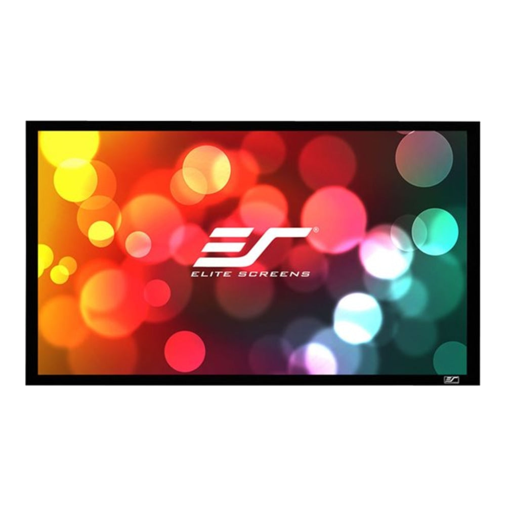 Elite Screens Sable Frame 2 Series - 135-inch Diagonal 16:9, Active 3D 4K Ultra HD Ready Fixed Frame Home Theater Projection Projector Screen, ER135WH2in