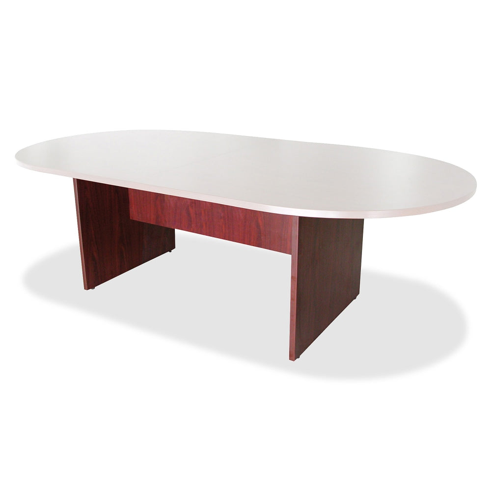 Lorell 3-Leg Conference Table Base, For 8ftW Top, Mahogany