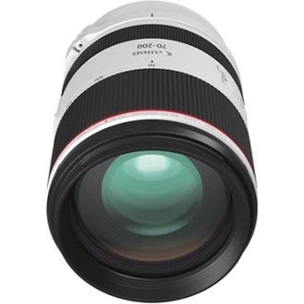 Canon - 70 mm to 200 mmf/2.8 - Telephoto Zoom Lens for Canon RF - Designed for Digital Camera - 77 mm Attachment - 0.23x Magnification - 2.9x Optical Zoom - Optical IS - 5.8in Length - 3.5in Diameter