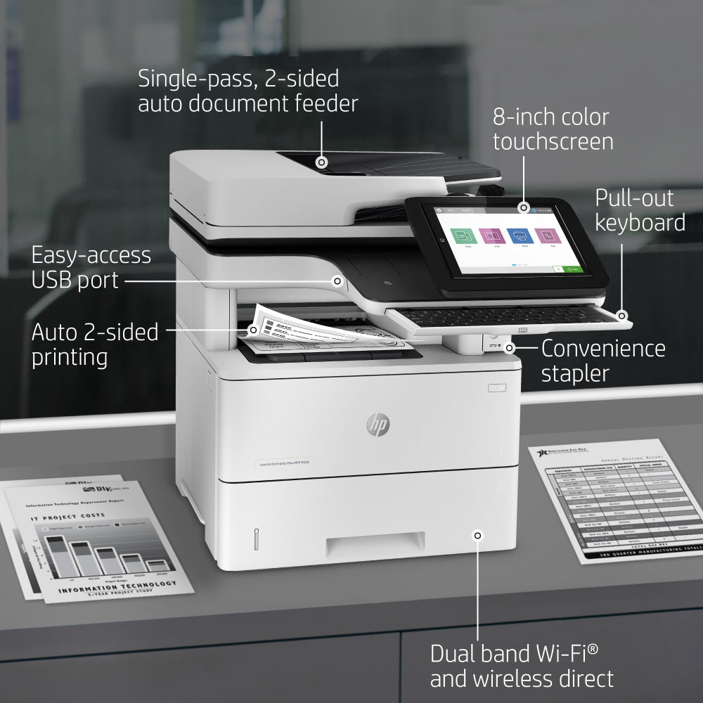 HP LaserJet Enterprise Flow MFP M528z Laser Monochrome Printer