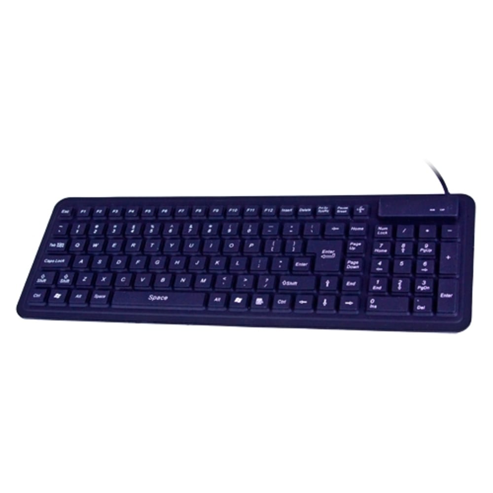 Seal Shield Seal Glow Waterproof - Keyboard - washable - backlit - USB - white