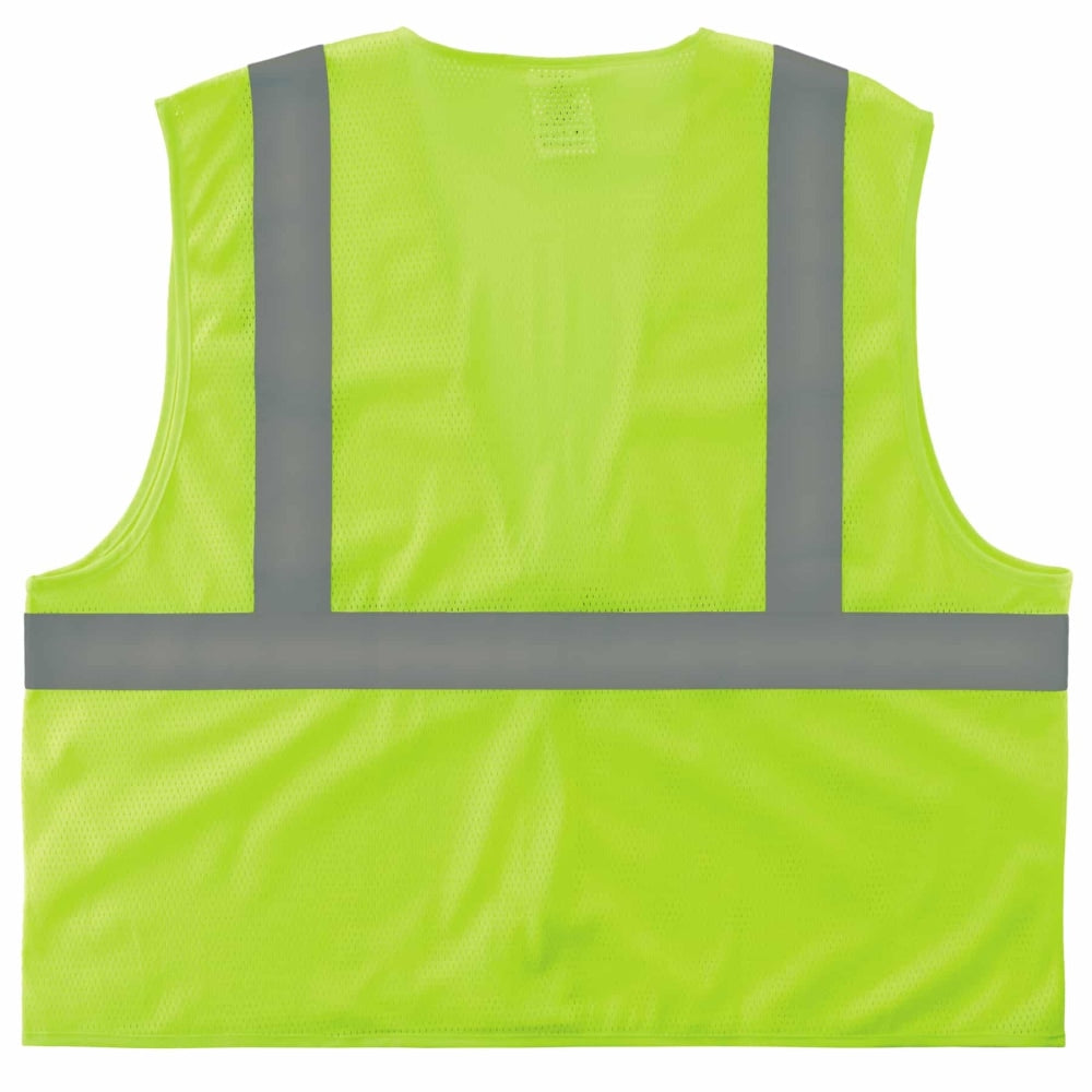 Ergodyne GloWear Safety Vest, Super Econo, Type-R Class 2, X-Small, Lime, 8205HL