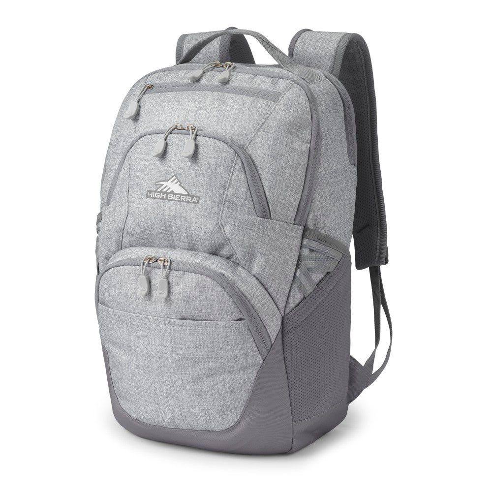 High Sierra Swoop Backpack With 17in Laptop Pocket, Silver