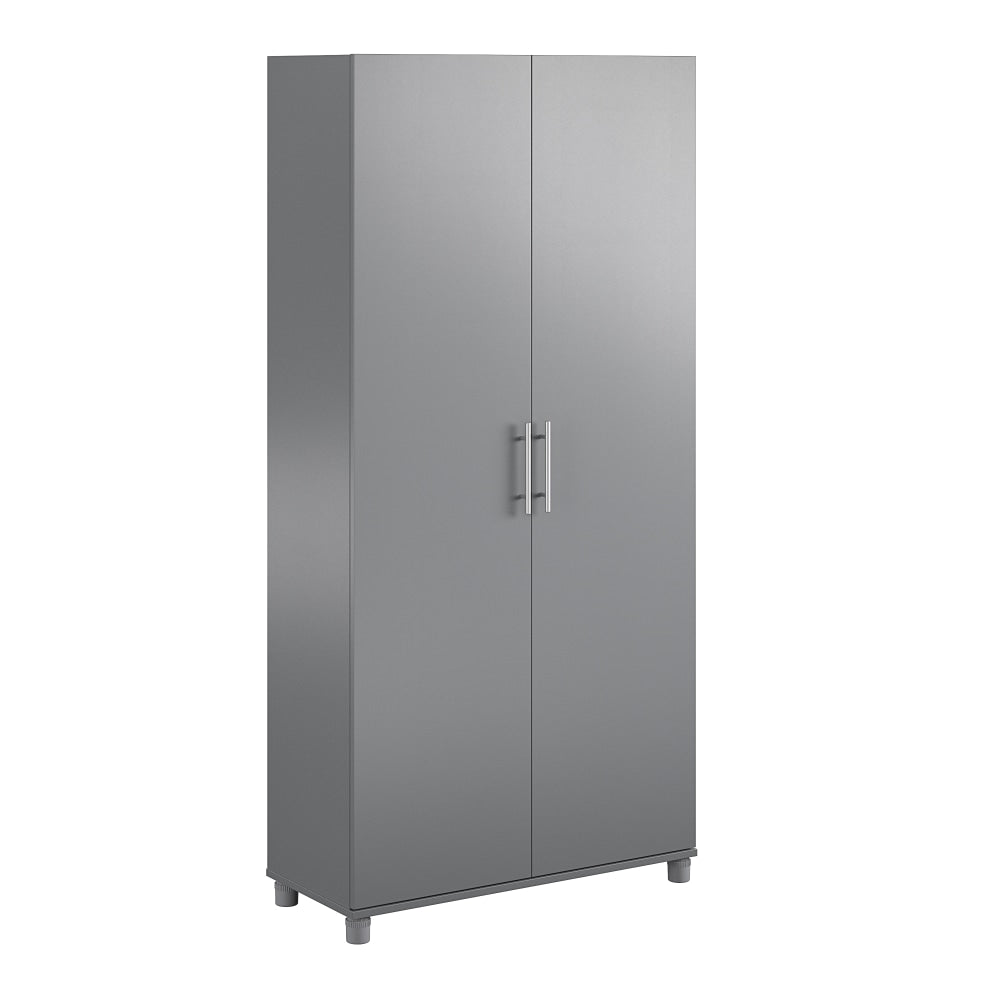 Ameriwood Home Camberly 36inW Utility Storage Cabinet, Gray