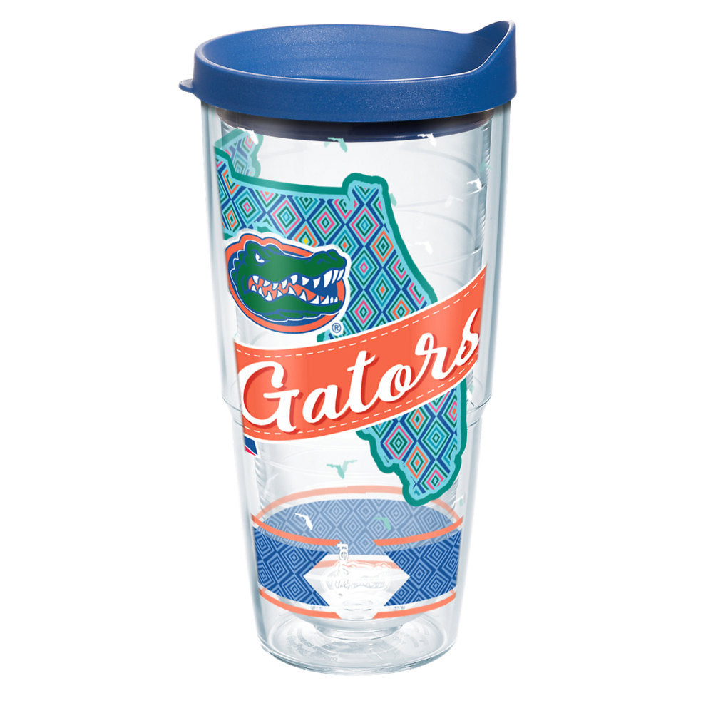 Tervis NCAA Class Tumbler With Lid, 24 Oz, Florida Gators