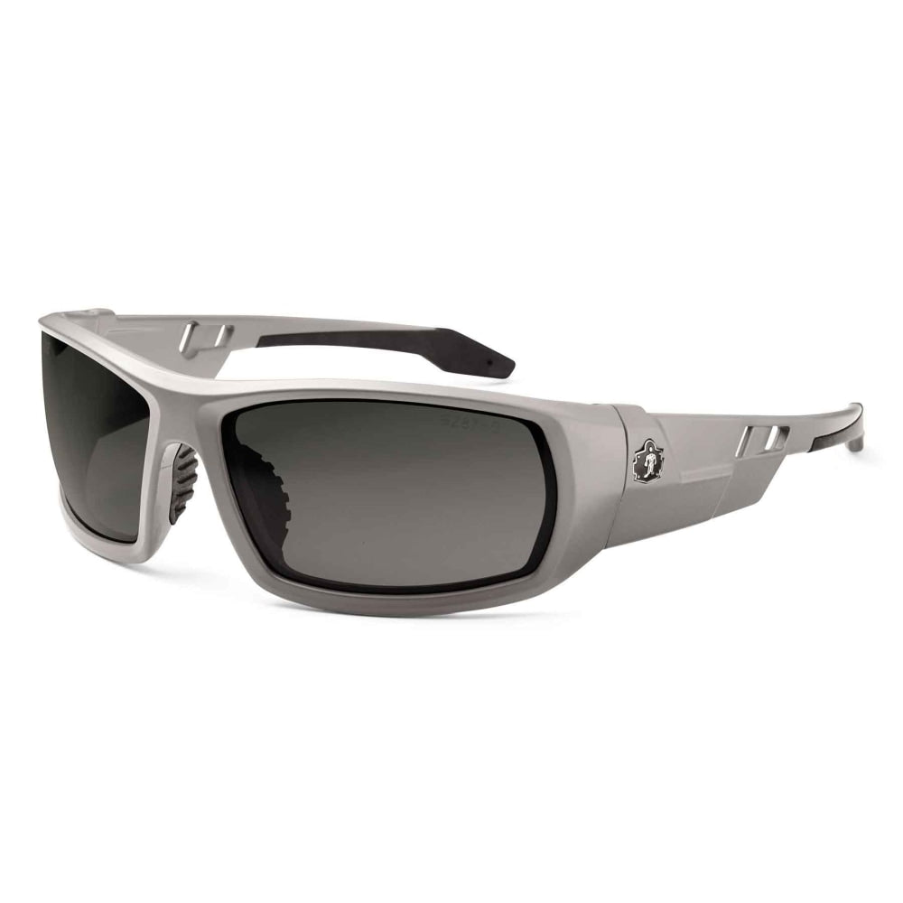 Ergodyne Skullerz Safety Glasses, Odin, Polarized, Matte Gray Frame, Smoke Lens