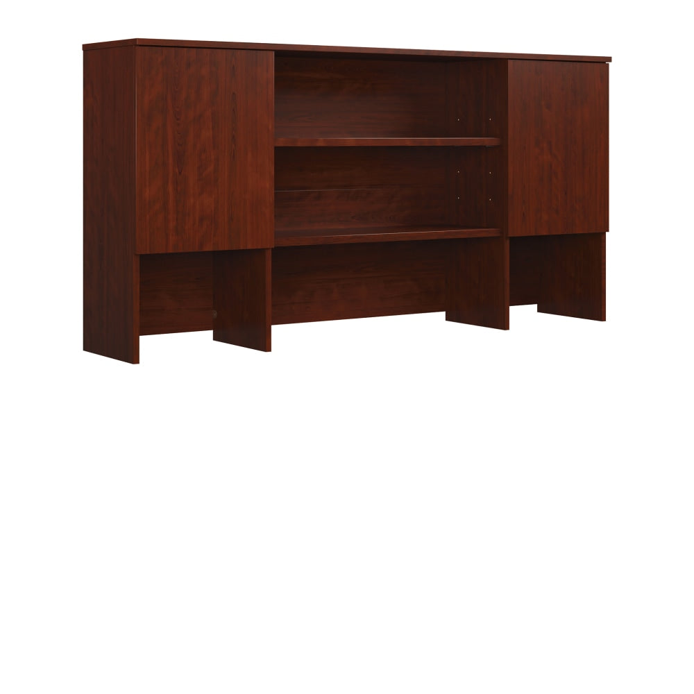 Sauder Affirm 72inW Storage Hutch, Classic Cherry