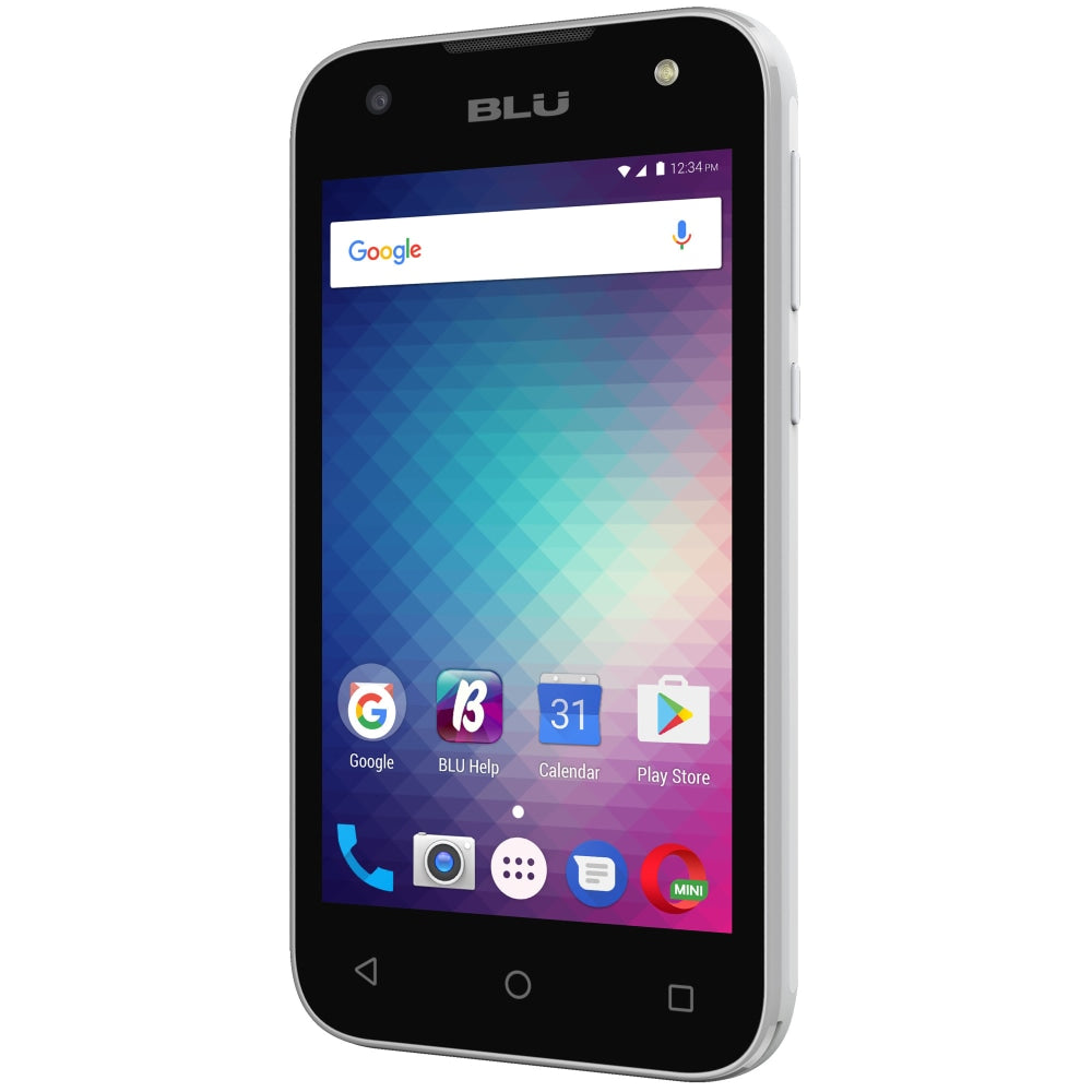 BLU Studio J1 S050Q Cell Phone, White, PBN201304