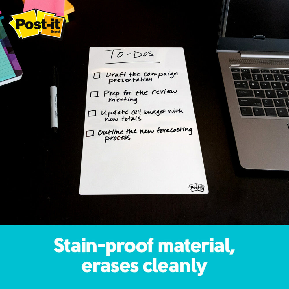 Post-it Dry Erase Sheets DEFSHEETS-3PK, 7 in x 11.3 in