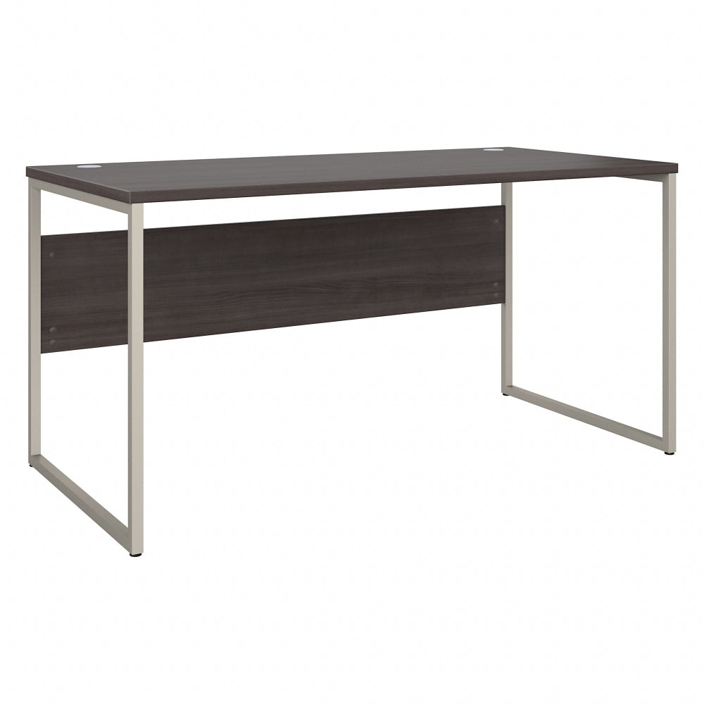 Bush Business Furniture Hybrid 60inW x 30inD Computer Table Desk With Metal Legs, Storm Gray, Standard Delivery