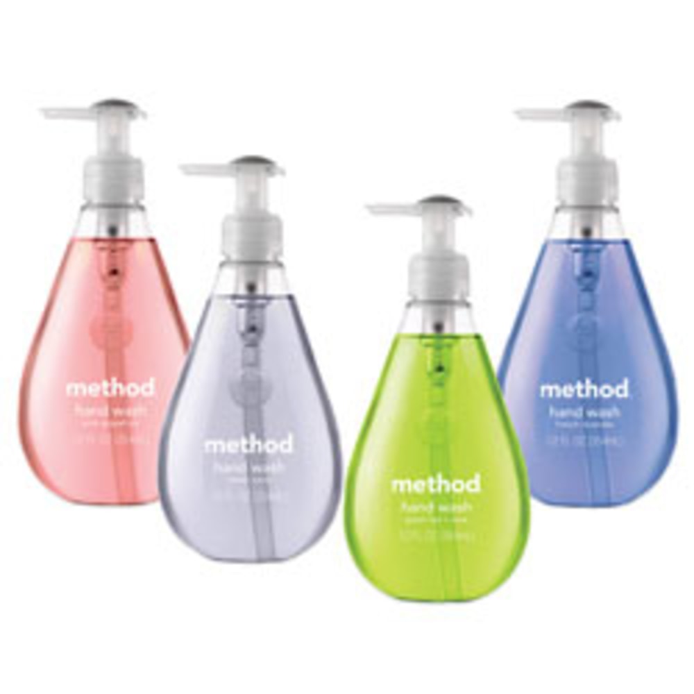 Method French Lavender Gel Hand Wash - French Lavender Scent - 12 oz - Pump Bottle Dispenser - Bacteria Remover - Hand - Lavender - Triclosan-free, Non-toxic, pH Balanced, Anti-irritant - 1 Each