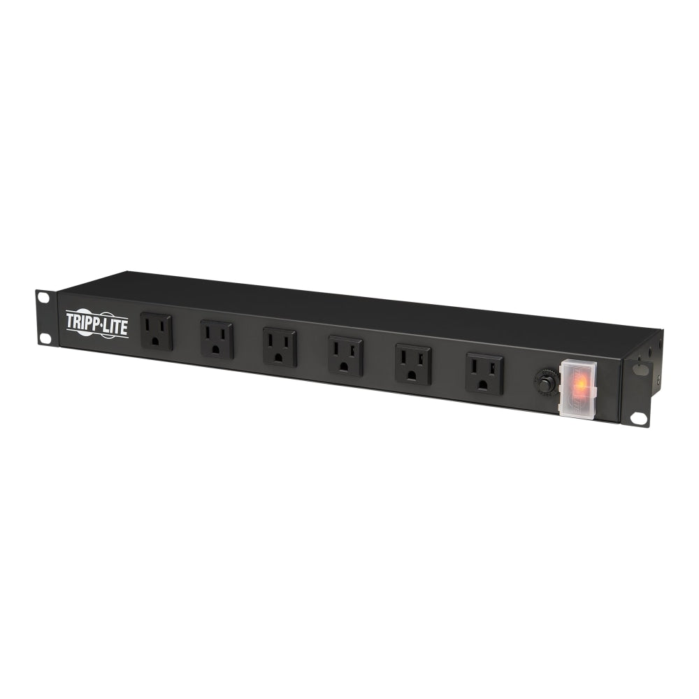 Tripp Lite 1U Rack-Mount Power Strip with 12 Right-Angle Outlets