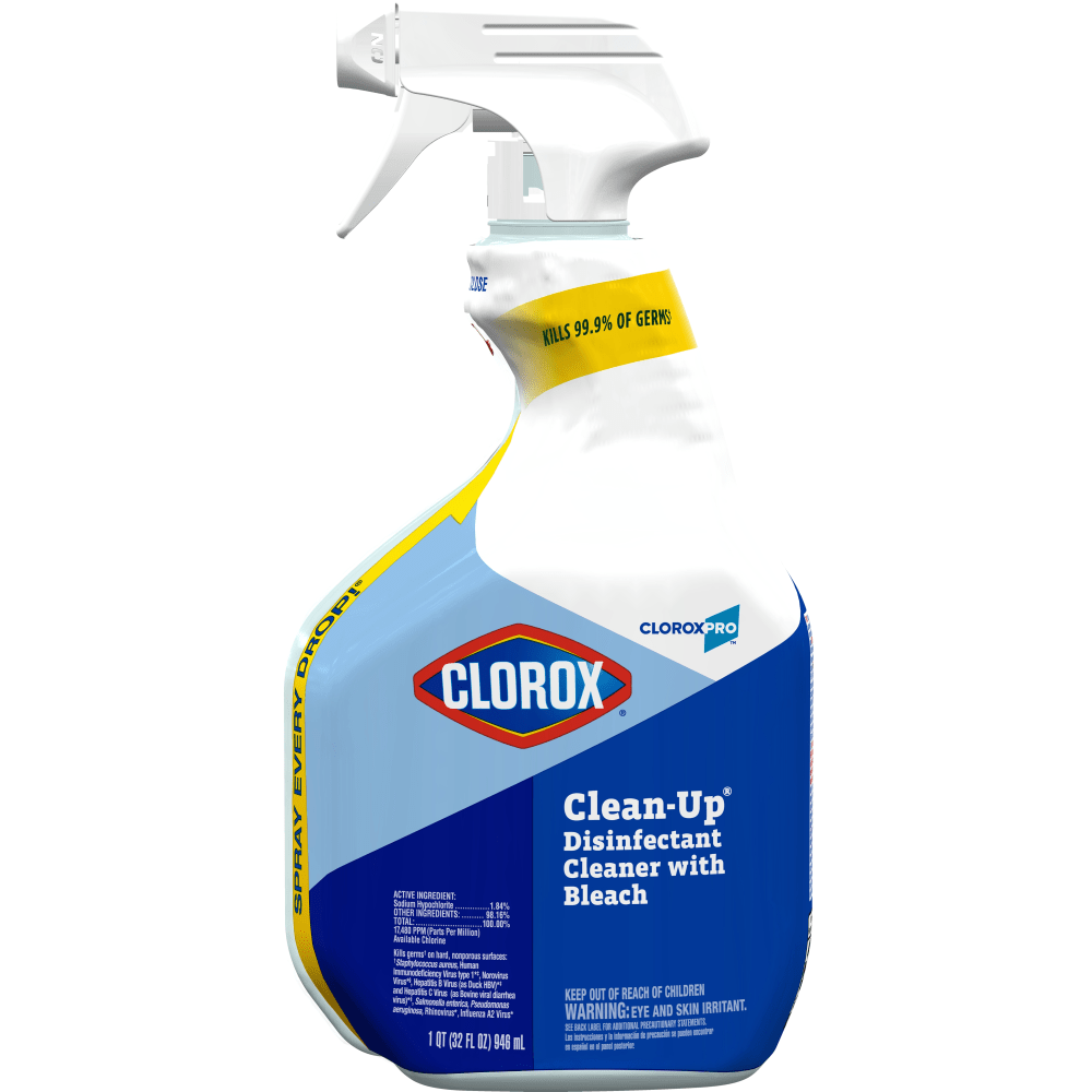 Clorox Clean-Up Disinfectant Cleaner With Bleach, 32 Oz Bottle