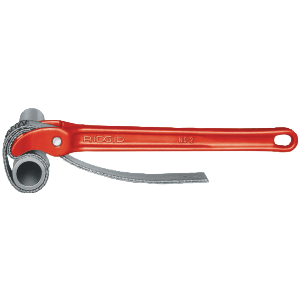 RIDGID Strap Wrench, 11-3/4in Tool Length, 17in x 1-1/8in Strap