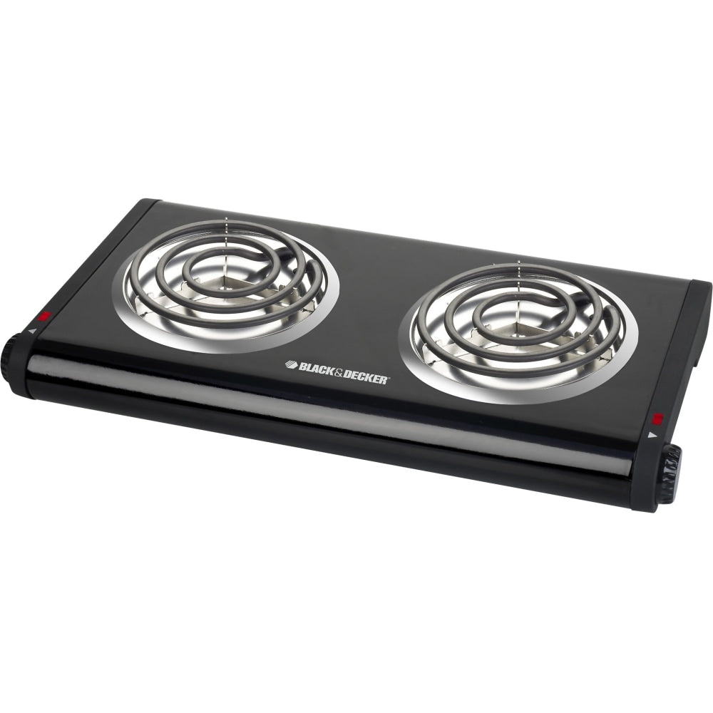 Black+Decker Double Burner Portable Buffet Range - 2 x Burner