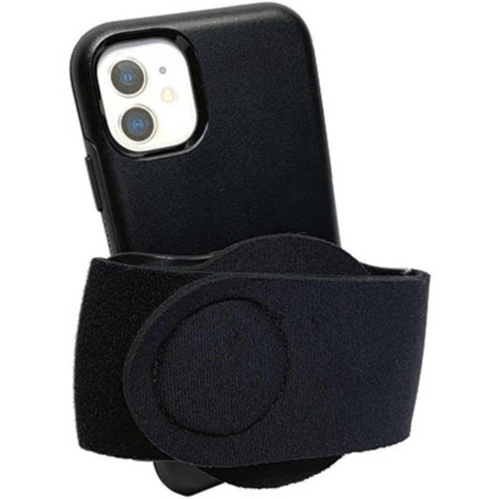 OtterBox Hand Strap uniVERSE Series Module - 2.4in Height x 6.7in Width Length - Black - Neoprene