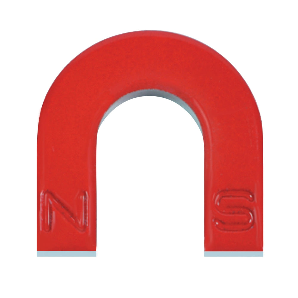 Dowling Magnets Horseshoe Magnets, 1 1/4in, Red, Grade 1 - Grade 7, Pack Of 25 Magnets