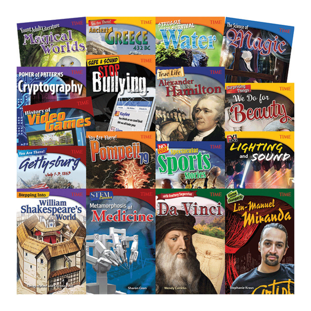 Teacher Created Materials TIME 17-Book Set, Set 1, Grades 6 - 8