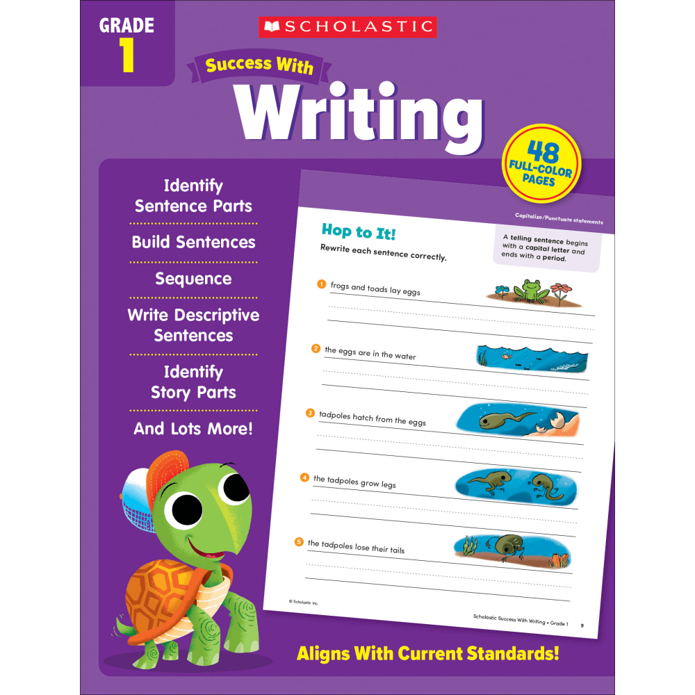 Scholastic Success With Writing, Grade 1