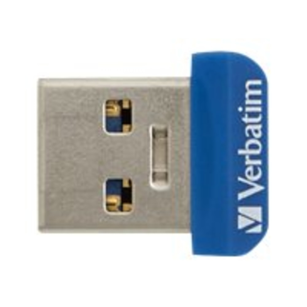 Verbatim Store "n Stay NANO - USB flash drive - 64 GB - USB 3.0 - blue