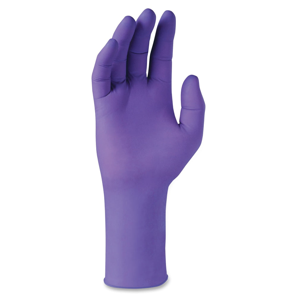 KIMTECH Purple Nitrile Exam Gloves - 12in - X-Large Size - Purple - Latex-free, Textured Fingertip, Durable, Tear Resistant - For Chemotherapy - 500 / Carton - 6 mil Thickness