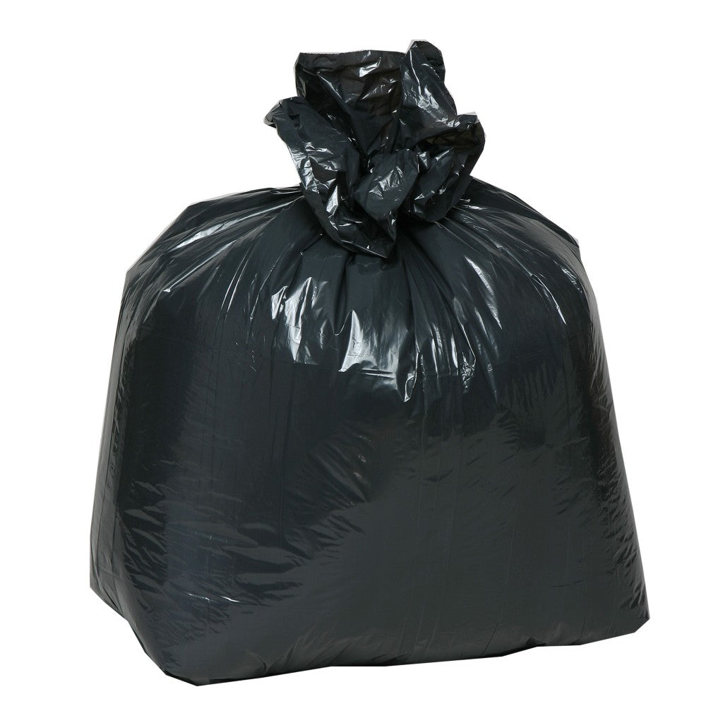 Webster EarthSense 0.65 mil Trash Bags, 10 gal, 24inH x 23inW, 75% Recycled, Black, 500 Bags