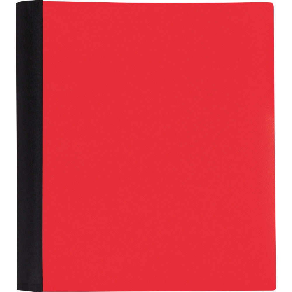 Office Depot Brand Stellar Notebook With Spine Cover, 8-1/2in x 11in, 3 Subject, College Ruled, 150 Sheets, Red