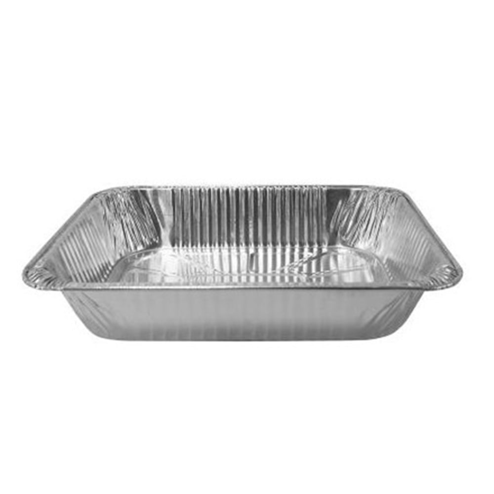 Karat 1/2-Size 2-3/8in Foil Steam Table Pans, Silver, Set Of 50 Pans