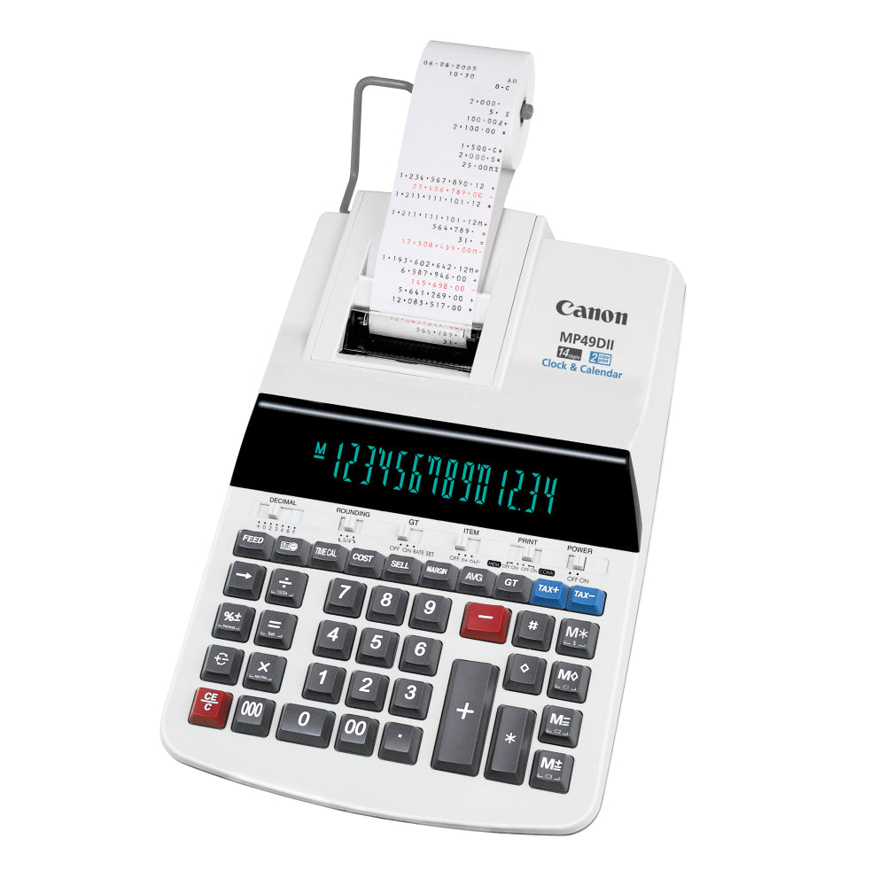 Canon MP49DII Printing Calculator, Gray